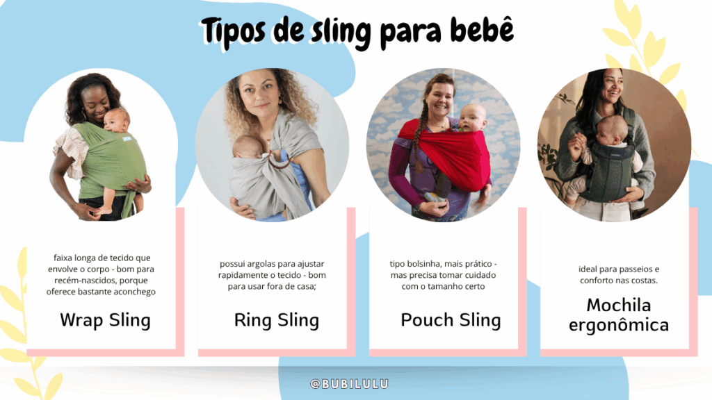 Bebe sling tipos